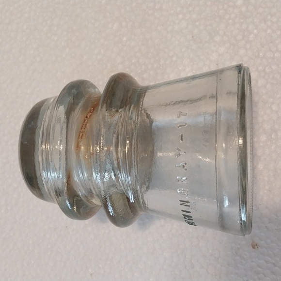4 Vintage Telephone Insulators Collector's Item old Clear - Picture 3 of 7